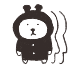 Bear from outer space 2 sticker #3568452