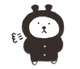 Bear from outer space 2 sticker #3568454