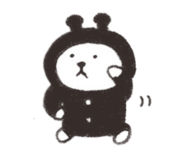 Bear from outer space 2 sticker #3568457