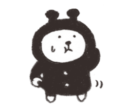 Bear from outer space 2 sticker #3568458