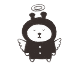 Bear from outer space 2 sticker #3568460