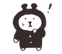 Bear from outer space 2 sticker #3568461