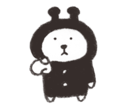 Bear from outer space 2 sticker #3568462