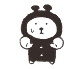 Bear from outer space 2 sticker #3568465