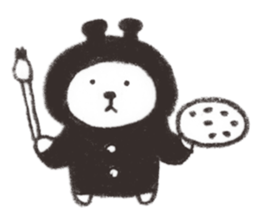 Bear from outer space 2 sticker #3568467