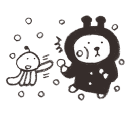 Bear from outer space 2 sticker #3568481