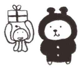 Bear from outer space 2 sticker #3568483