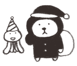 Bear from outer space 2 sticker #3568484