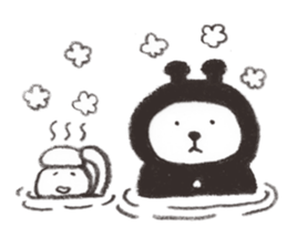 Bear from outer space 2 sticker #3568485