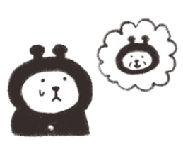 Bear from outer space 2 sticker #3568489