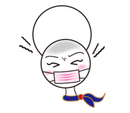 Ninja emoticon sticker #3569175