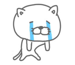 Arrow love cat sticker #3569776