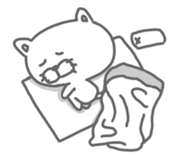 Arrow love cat sticker #3569786