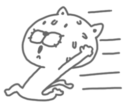 Arrow love cat sticker #3569788