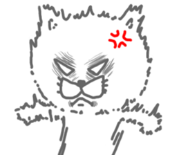 Arrow love cat sticker #3569792