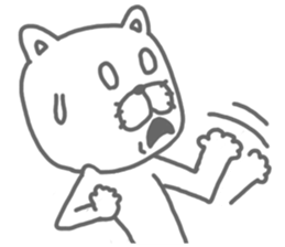 Arrow love cat sticker #3569795