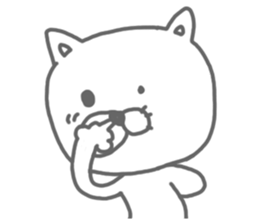 Arrow love cat sticker #3569798