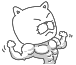 Arrow love cat sticker #3569804