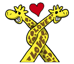 A giraffe sticker #3569902