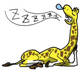 A giraffe sticker #3569904