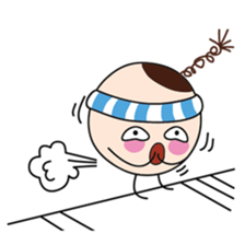 Mr. Round Egg sticker #3570109