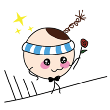 Mr. Round Egg sticker #3570112