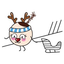 Mr. Round Egg sticker #3570121