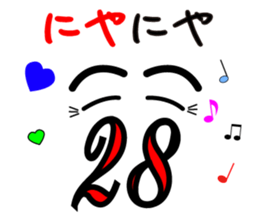 Number of pun stickers sticker #3570237