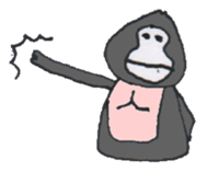MONKEY & GORILLA sticker #3570299