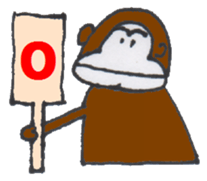 MONKEY & GORILLA sticker #3570300