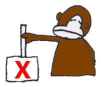 MONKEY & GORILLA sticker #3570302