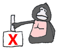 MONKEY & GORILLA sticker #3570303