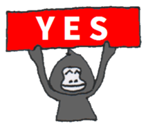 MONKEY & GORILLA sticker #3570307