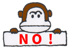 MONKEY & GORILLA sticker #3570308