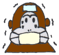 MONKEY & GORILLA sticker #3570318