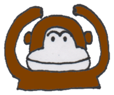 MONKEY & GORILLA sticker #3570320