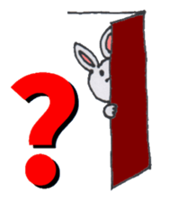 CAT & RABBIT sticker #3570857