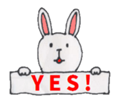 CAT & RABBIT sticker #3570861