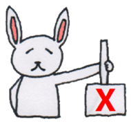 CAT & RABBIT sticker #3570865