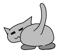 LazzyCat sticker #3571173