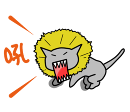 LazzyCat sticker #3571175