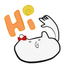 Im Cat human sticker #3571652