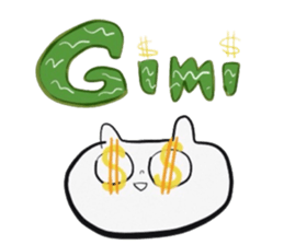 Im Cat human sticker #3571653