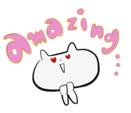 Im Cat human sticker #3571654