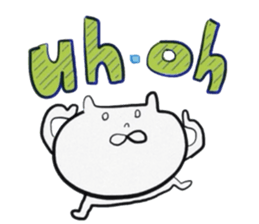 Im Cat human sticker #3571656