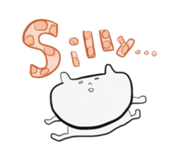 Im Cat human sticker #3571659