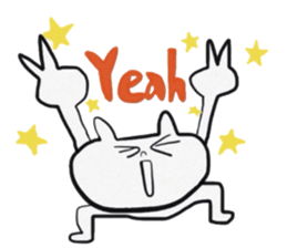 Im Cat human sticker #3571663