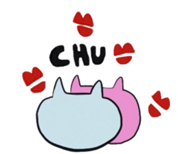 Im Cat human sticker #3571665