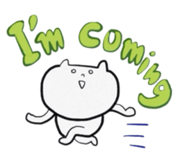 Im Cat human sticker #3571675