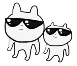 Im Cat human sticker #3571676